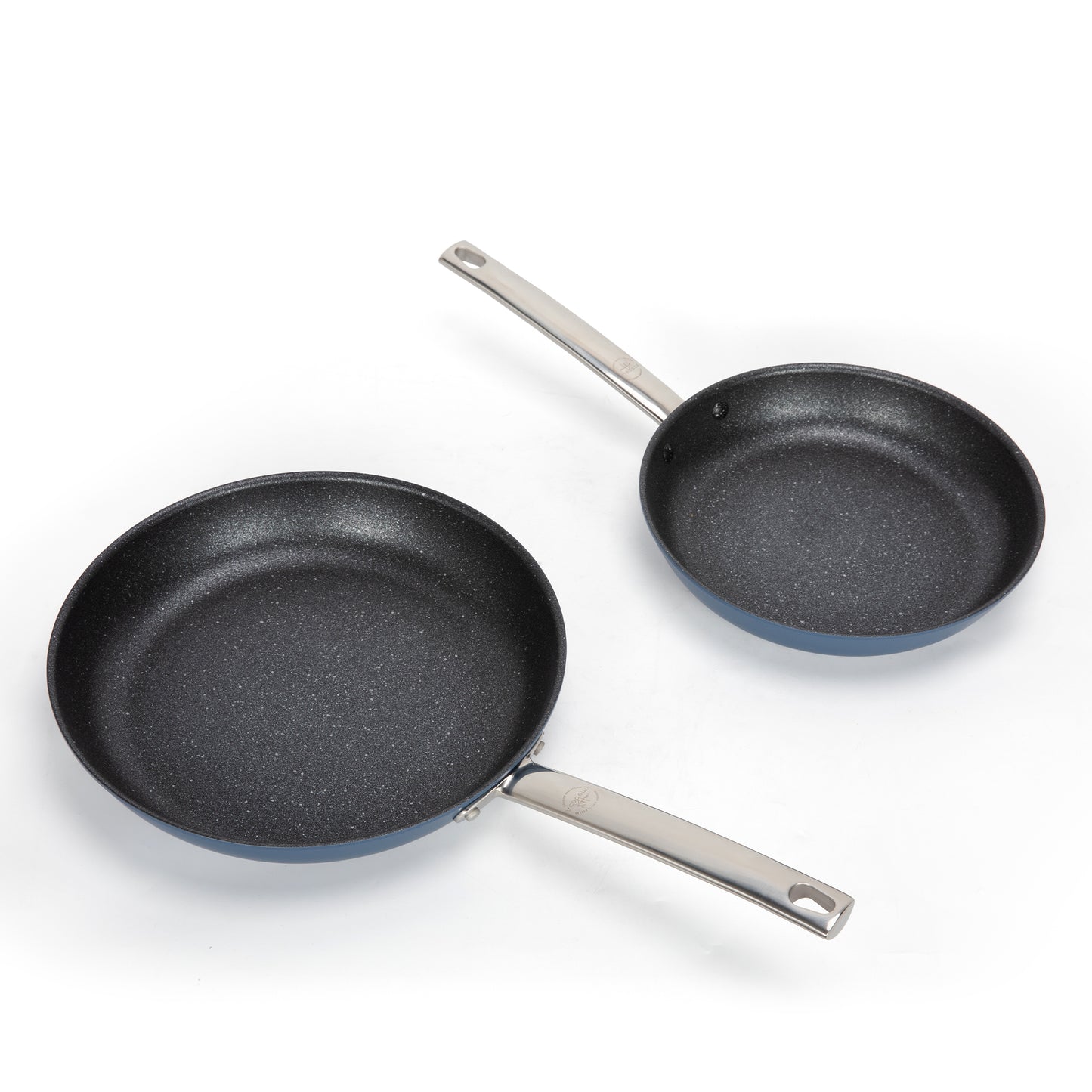 Captiva Designs Plasma Titanium Coating Nonstick Pots and Pans Cookware Set, Blue