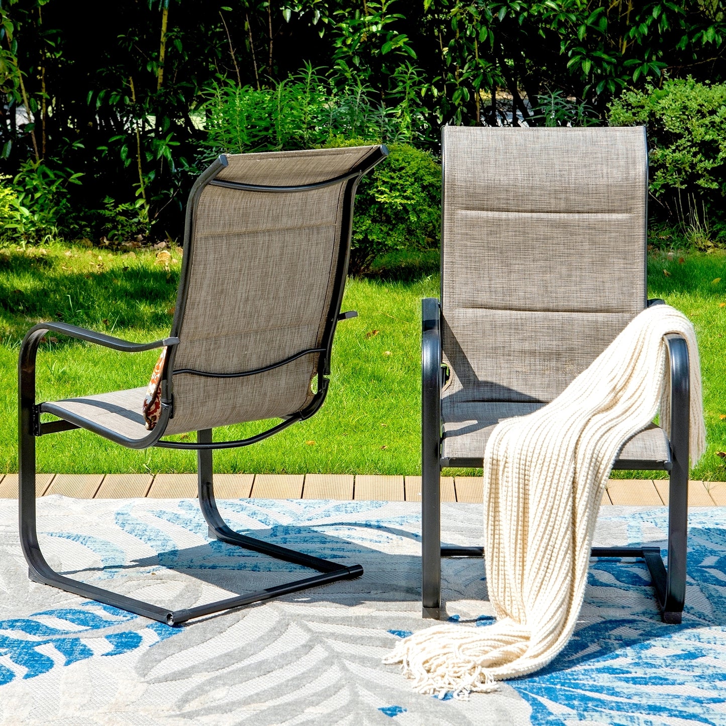 ALPHA CAMP Heavy Duty Camping Chair - Up to 200 kg