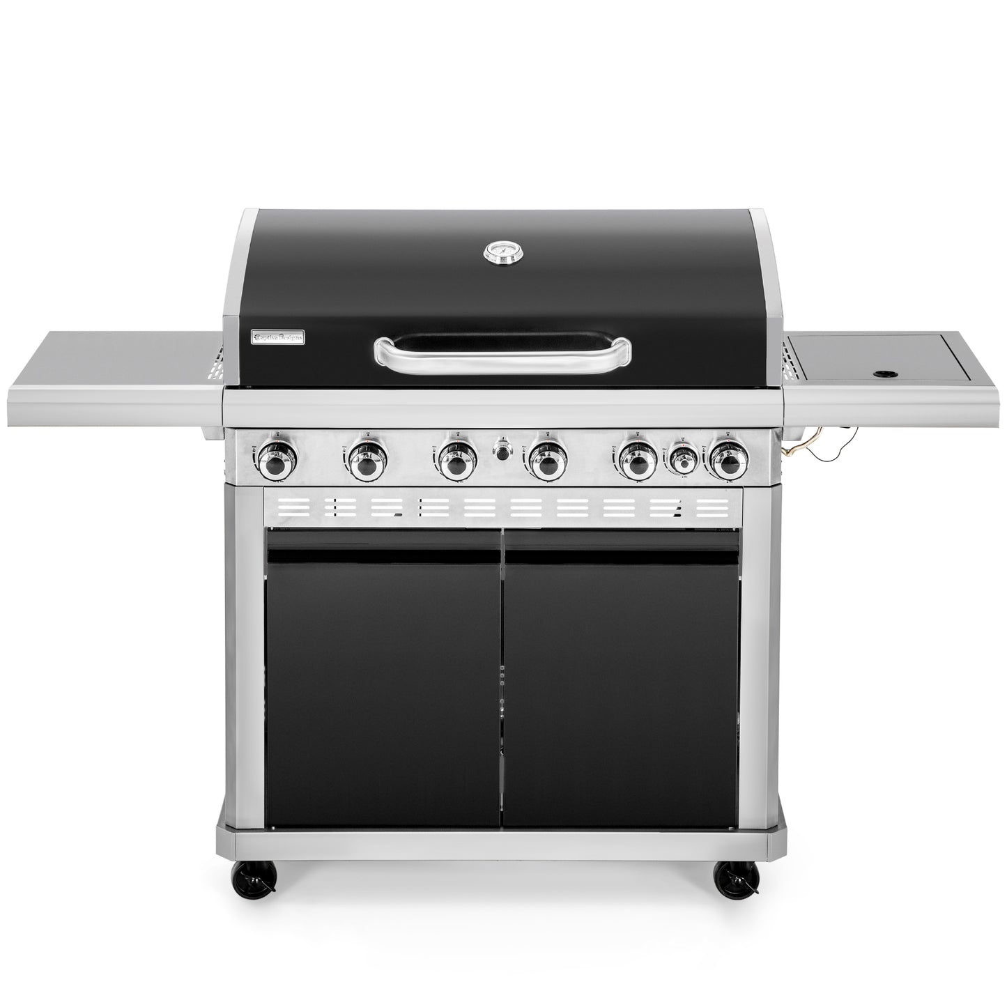 Captiva Designs Propane Gas Griddle Grill Combo with Enameled Cast Iron – 696 SQIN Cooking Area