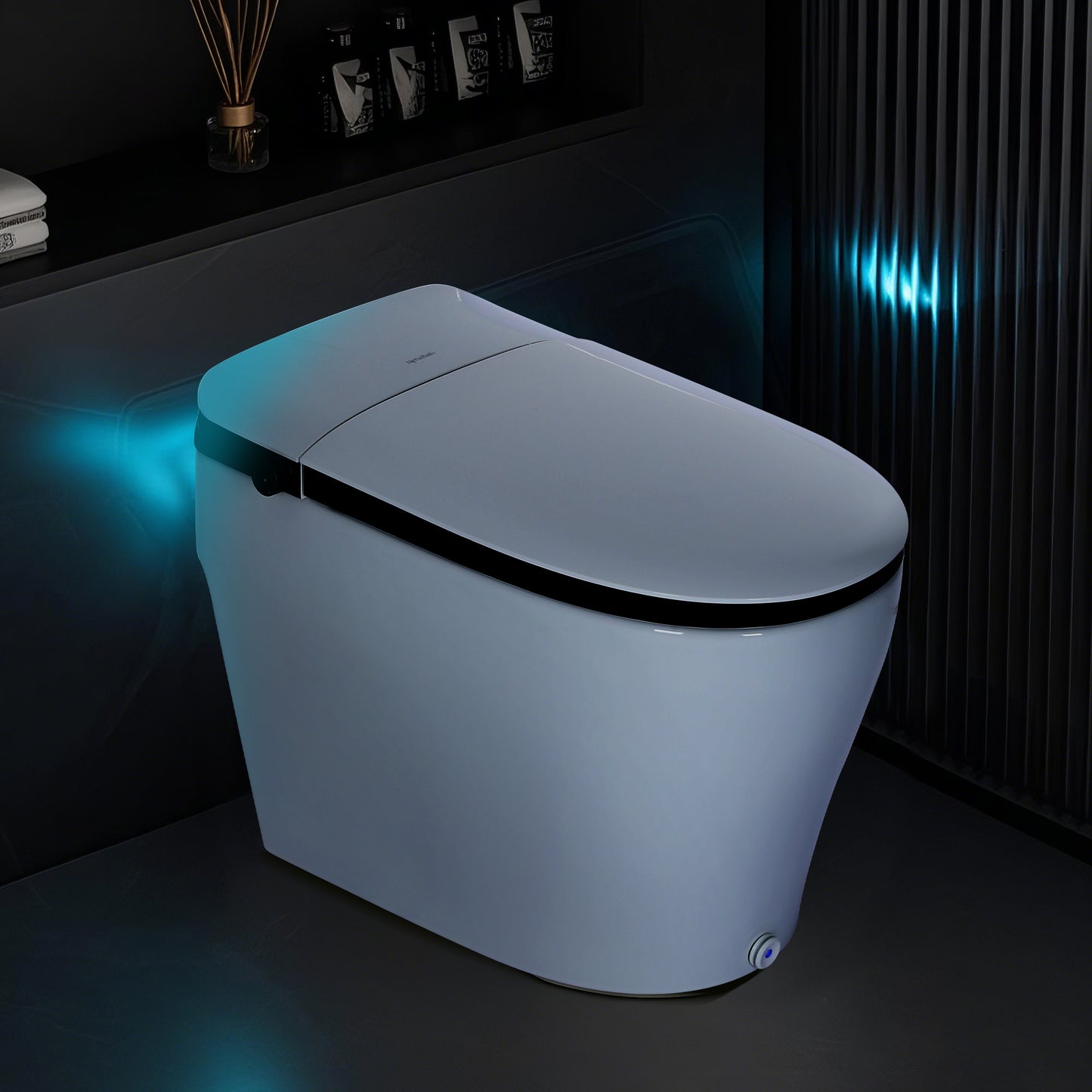 Captiva Designs Smart Bidet Toilet with Heated Seat & Remote Control