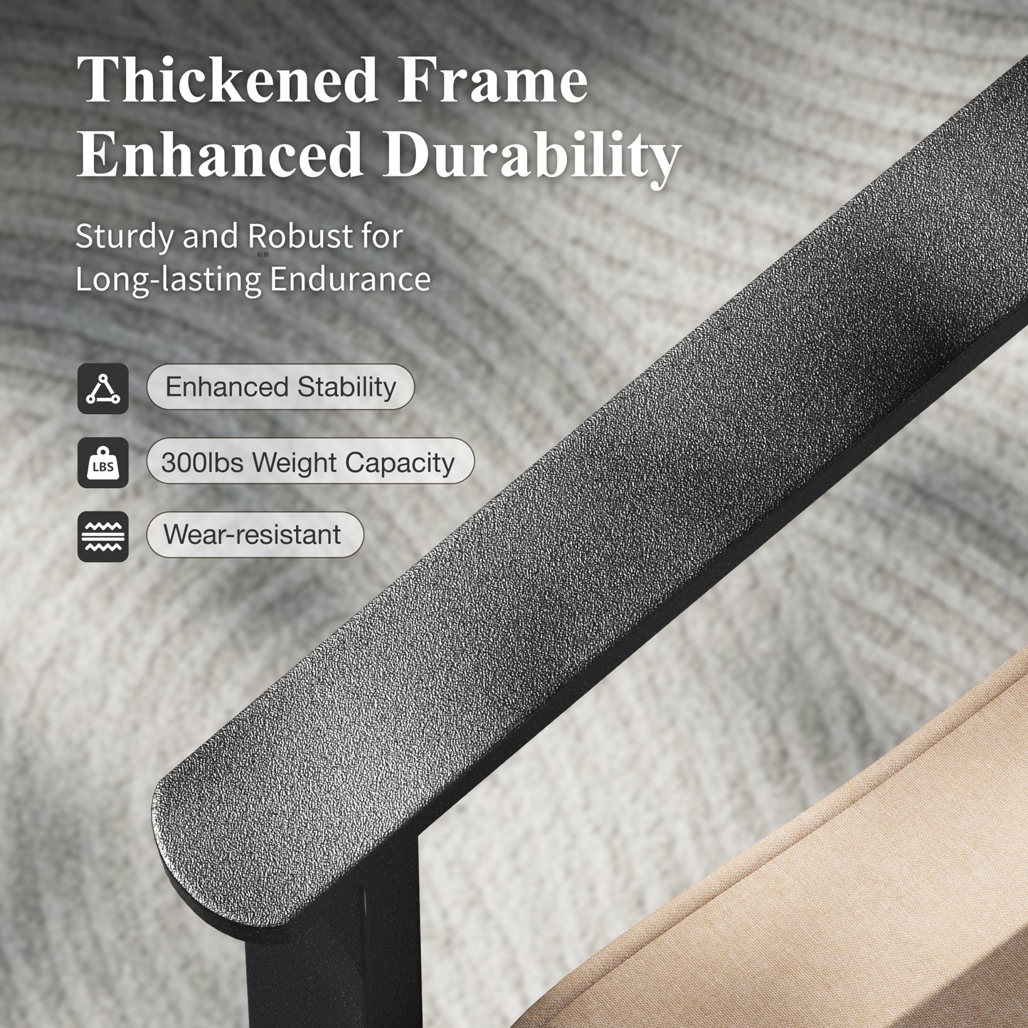 Captiva Designs 3pc Outdoor Patio Slatted Tabletop Round Dining Table & Metal Chairs