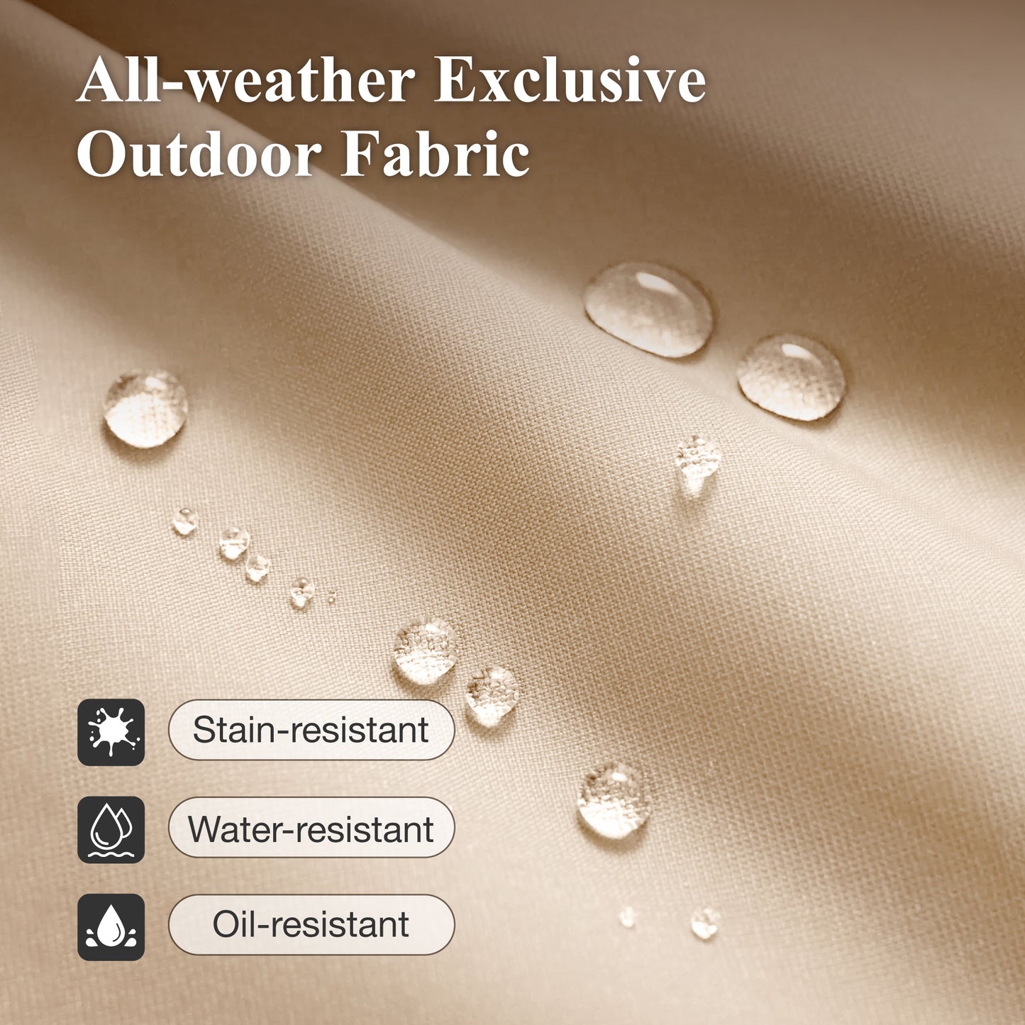 Captiva Designs 3pc Outdoor Patio Slatted Tabletop Round Dining Table & Metal Chairs