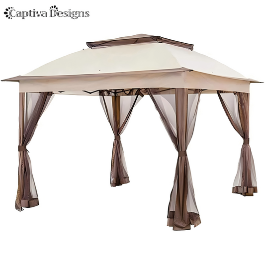 Captiva Designs 11X11 Pop Up Gazebo With Net