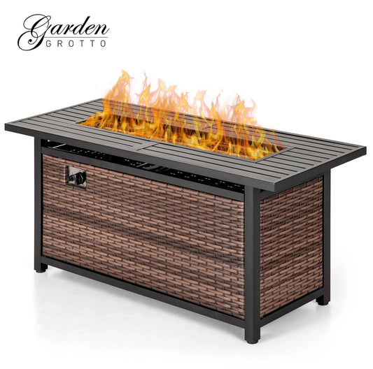 Garden Grotto 50.6" Outdoor Propane Gas Fire Pit Table 50,000 BTU