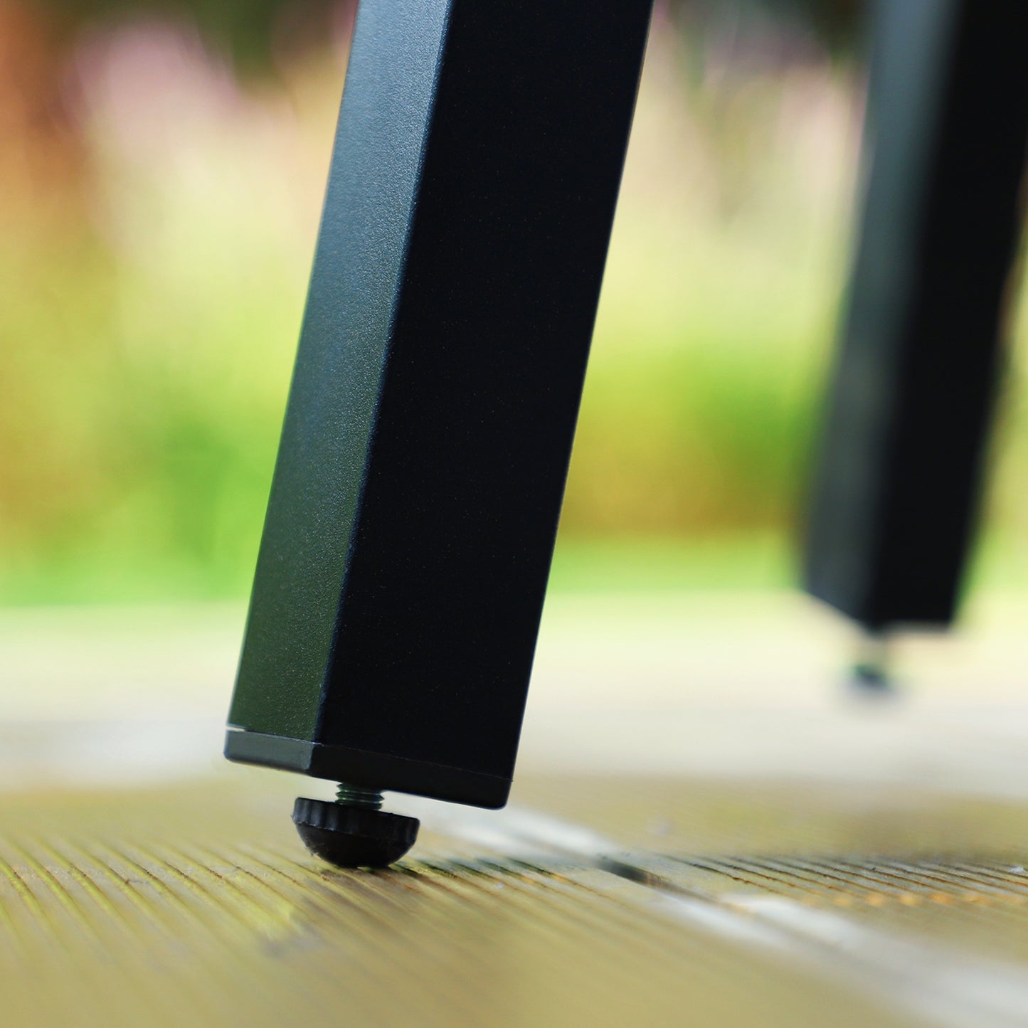 Captiva Designs 1pc Outdoor Patio Dining Table with Steel Frame