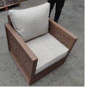 Metal sofa chair
