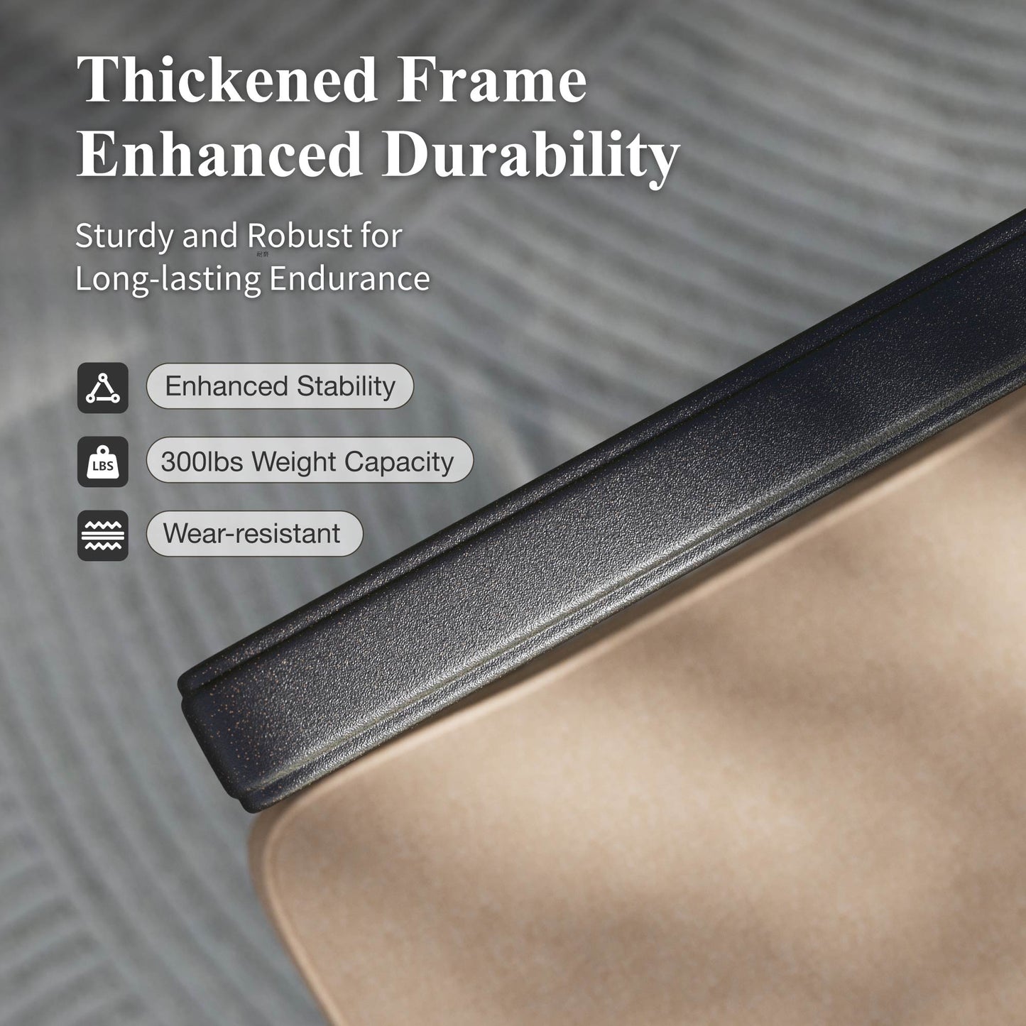 Captiva Designs 8pc Patio Dining Set with Rectangular Steel Table & Black Steel Chairs & Beige Umbrella