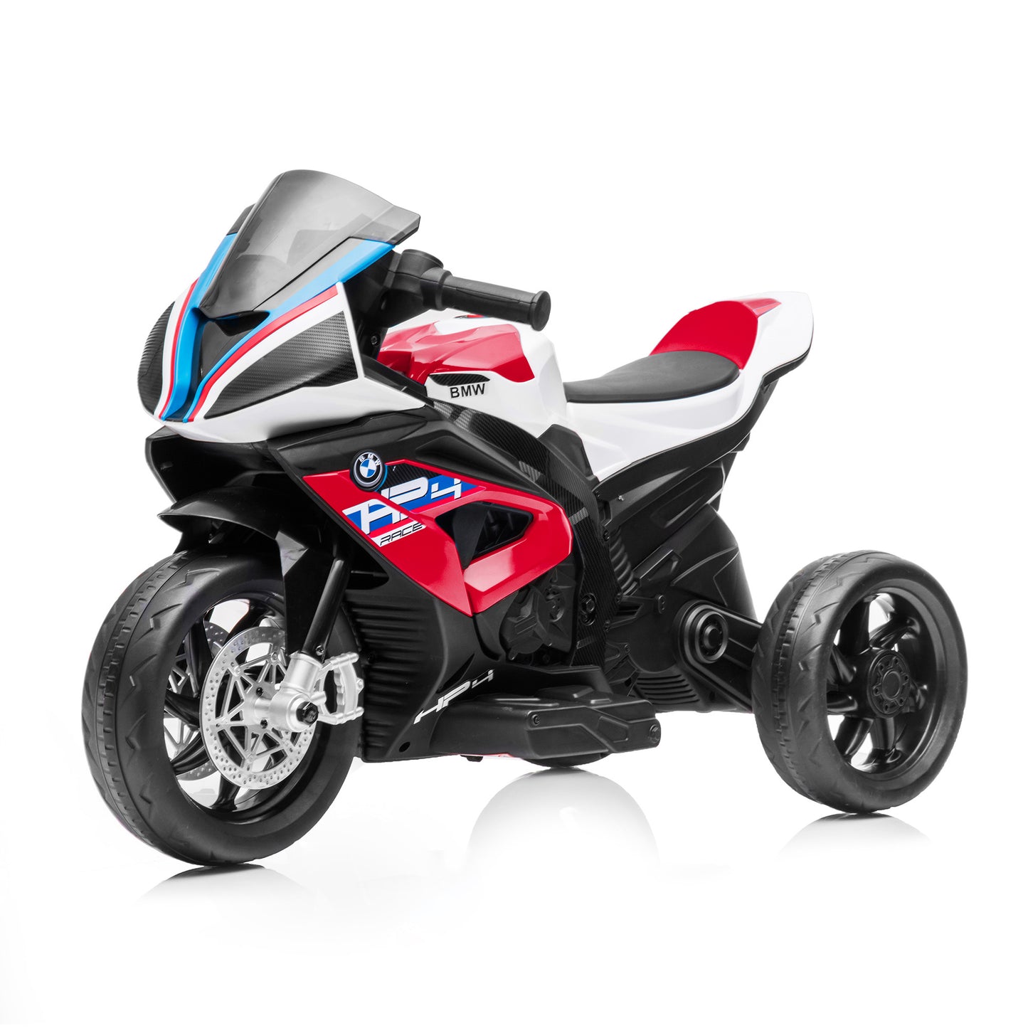 Captiva Designs 12V Kids Ride On Motorcycle, Licensed BMW Electric Motor Bike with 3 Wheels & Headlight & Music