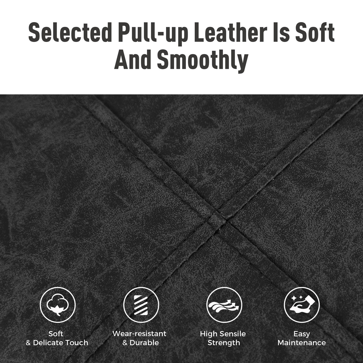 Captiva Designs 24 inch Counter Height Bar Stool with Padded Seat & Solid Wood Frame & Footrest