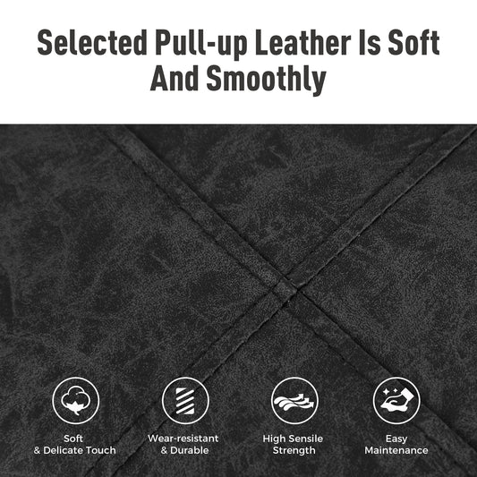 Captiva Designs 24 inch Counter Height Bar Stool with Padded Seat & Solid Wood Frame & Footrest