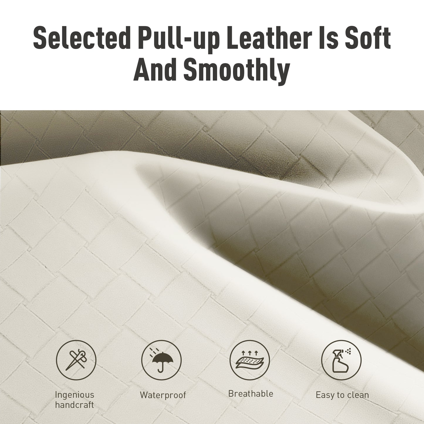 Captiva Designs 24 inch Height Bar Stool with Faux Leather & Padded Seat and Back & Sturdy Steel Frame