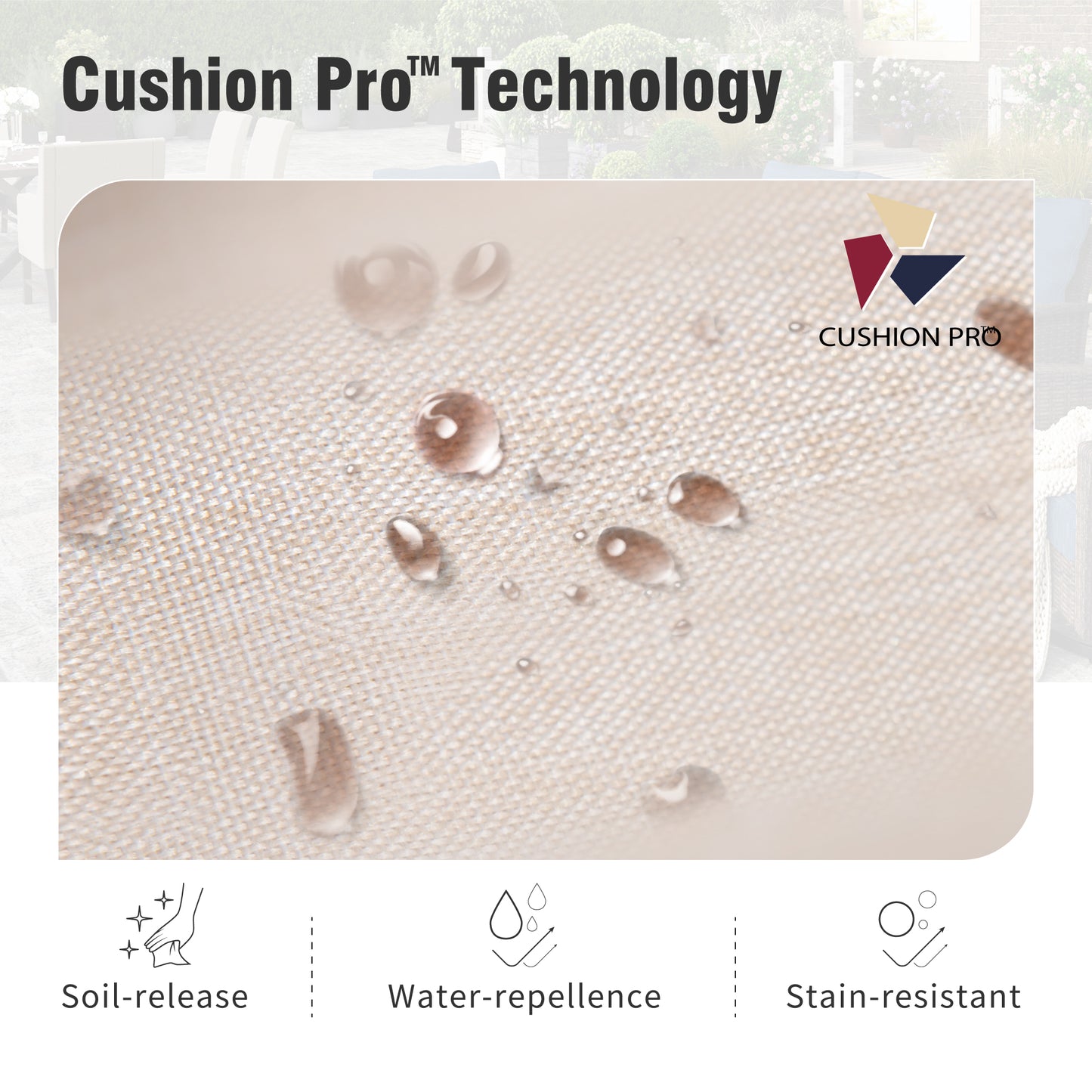 Captiva Designs Outdoor Patio Wicker Furniture Conversation Fire Pit Sets with Swivel Chairs with 5.5" Thick Cushions