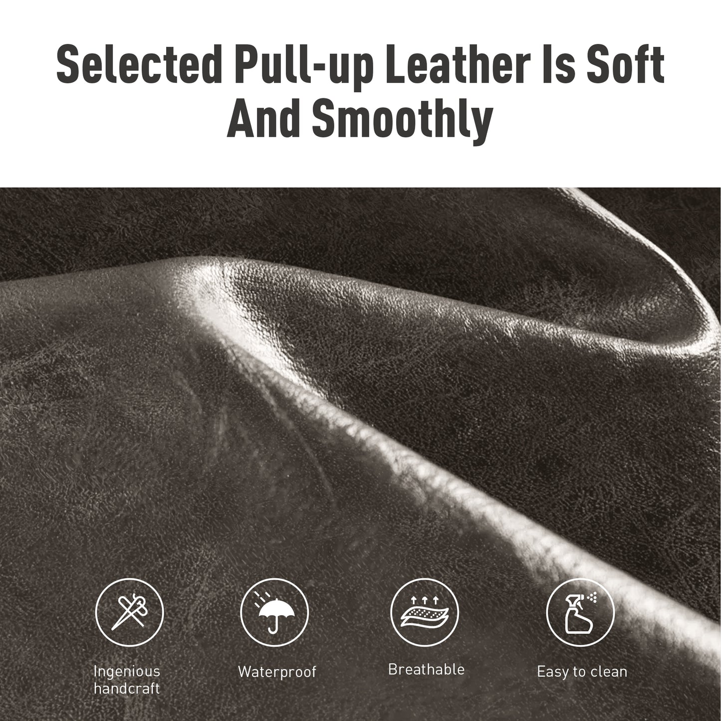 Captiva Designs 24 inch Counter Height Bar Stool with Faux Leather Cushion and Sturdy Metal Frame