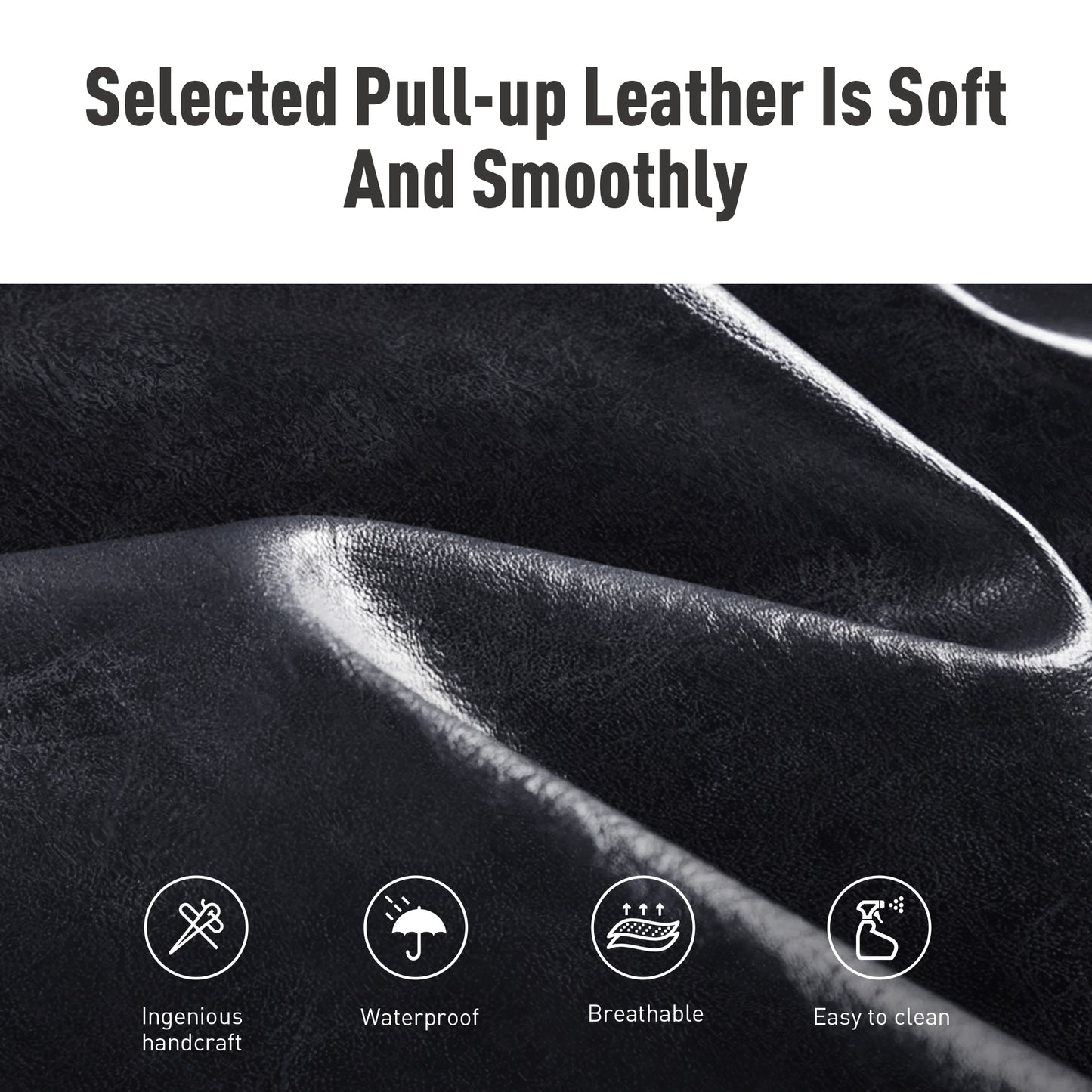 Captiva Designs 24 inch Height Bar Stool with Padded Seat and Back & Sturdy Steel Frame & Footrest