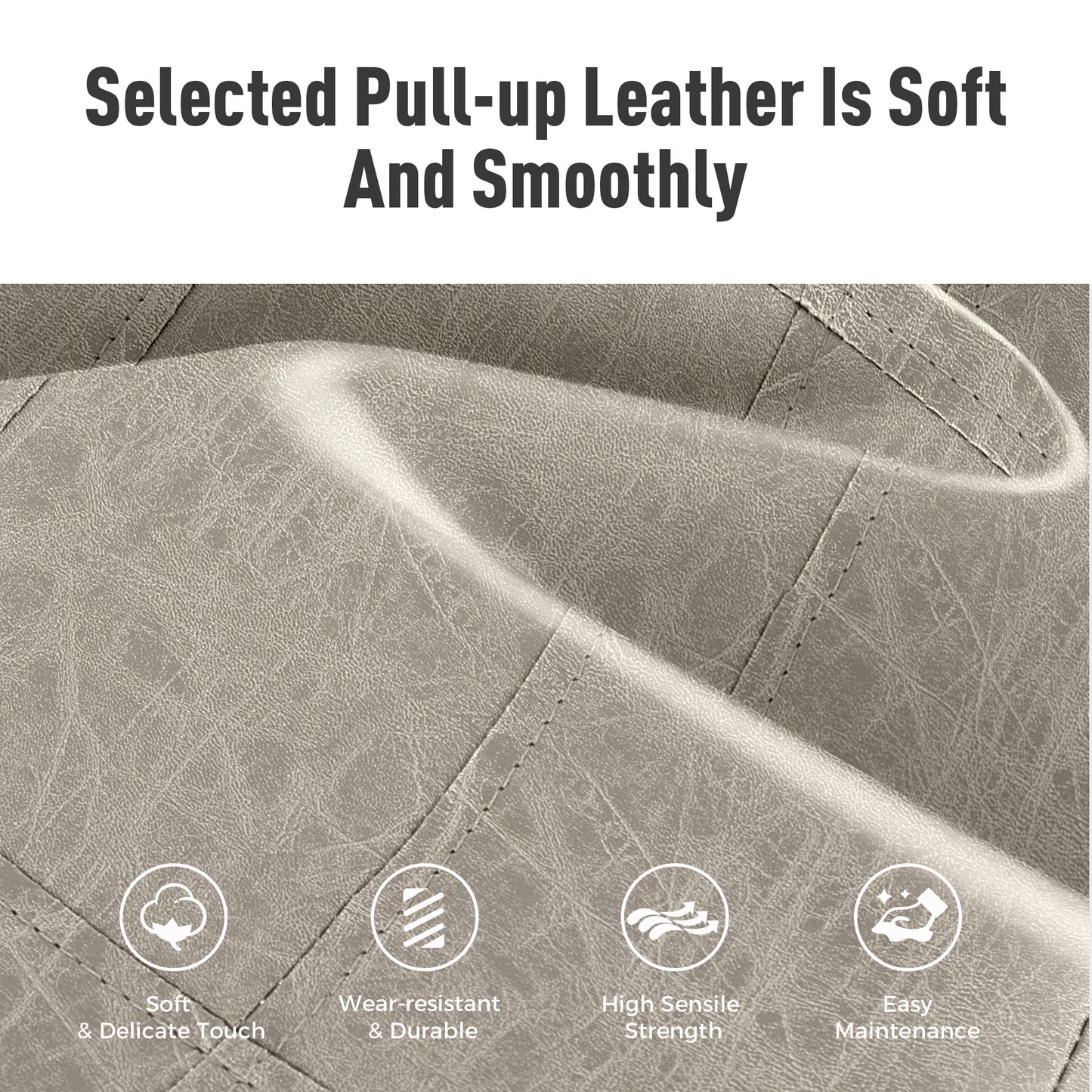 Captiva Designs 24 inch Counter Height Bar Stool with Padded Seat & Solid Wood Frame & Footrest