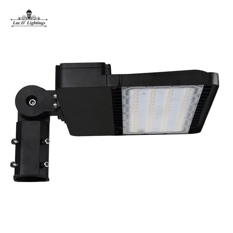 Lac D' Lightings American-style street light housing, shoebox design, thickened die-cast aluminum kit, garden light, 50W LED street light.