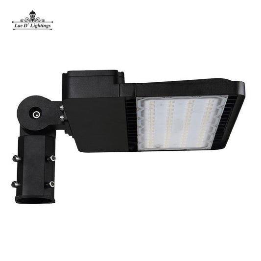 Lac D' Lightings American-style street light housing, shoebox design, thickened die-cast aluminum kit, garden light, 50W LED street light.