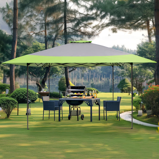 Captiva Designs 13’ x 13’ Pop-Up Canopy Tent - Instant Folding Shelter for Large Outdoor Sun Protection
