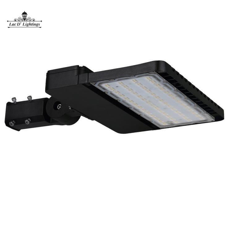Lac D' Lightings American-style street light housing, shoebox design, thickened die-cast aluminum kit, garden light, 50W LED street light.