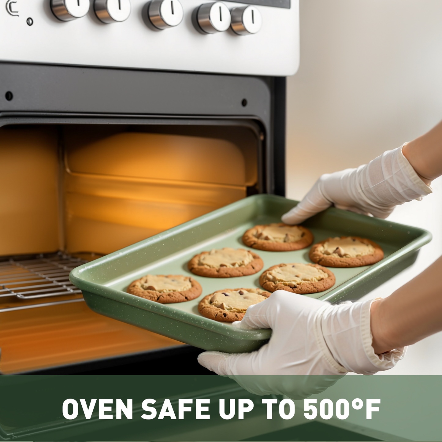 Captiva Designs Nonstick Granite Cookware and Bakeware Set with Heat-Resistant Bakelite Handle