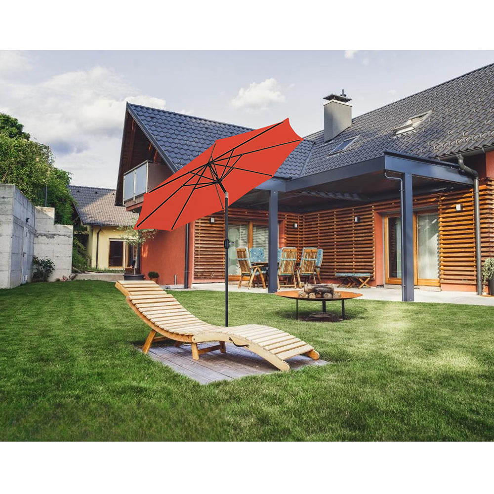 Captiva Designs 9 件套庭院几何图案可扩展钢制矩形桌和时尚软垫旋转扶手椅