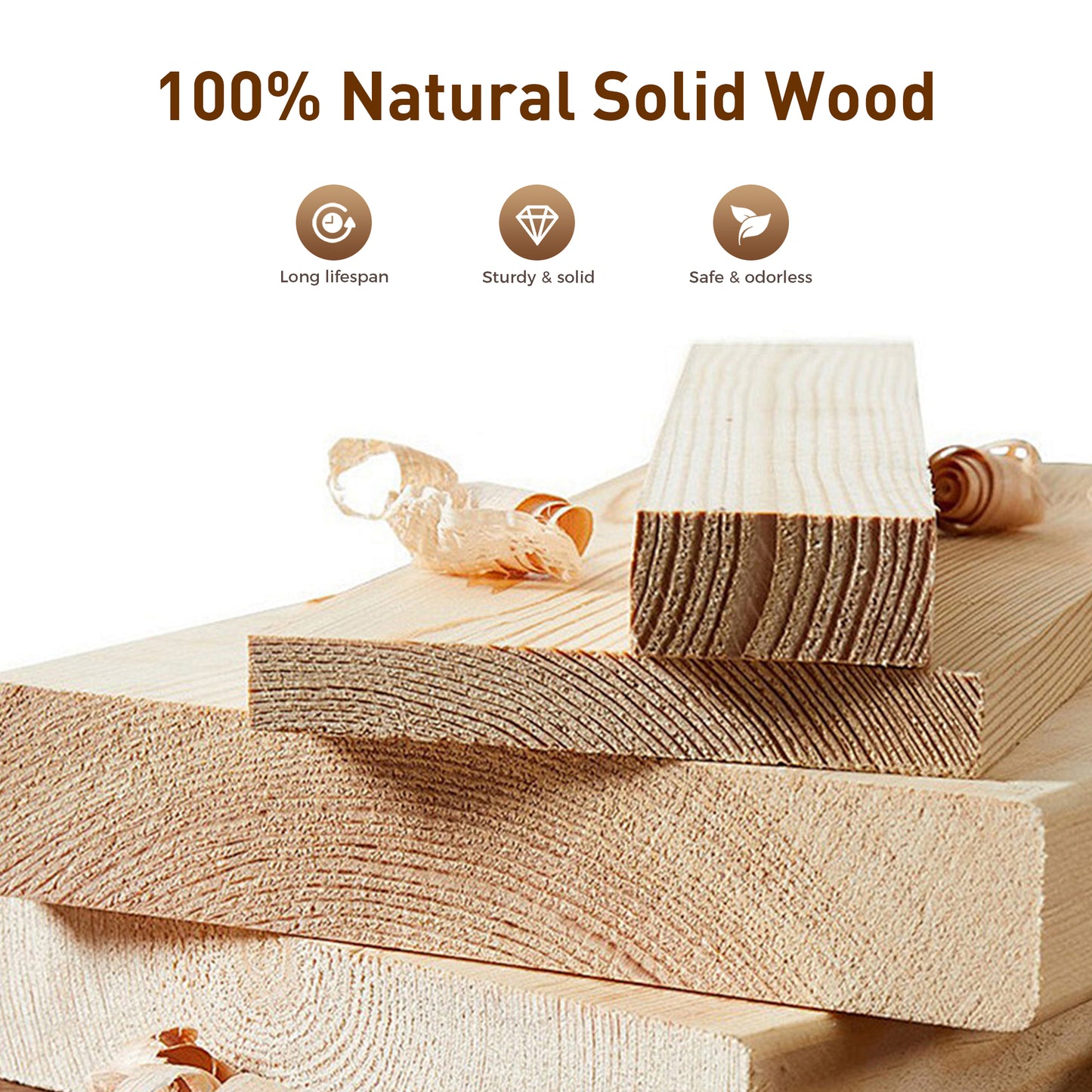 Captiva Designs 4 Piece Wood Dining Table Set with Rectangular Dining Table & Stools & Bench