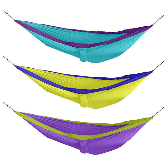 PHIVILLA Camping Hammock Double & Single Portable Hammocks ,Great for Outdoor,Indoor,Beach,Camping