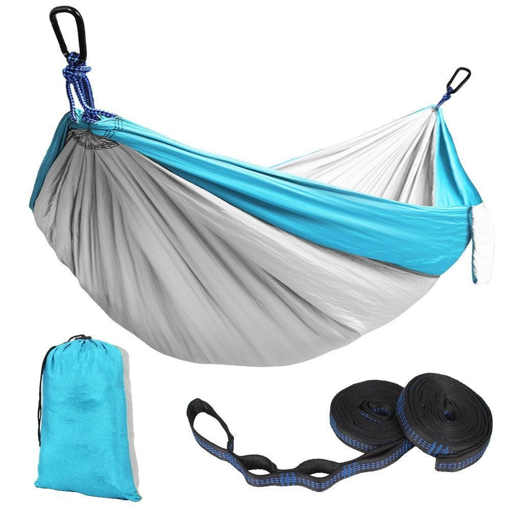PHIVILLA Camping Hammock Double & Single Portable Hammocks ,Great for Outdoor,Indoor,Beach,Camping