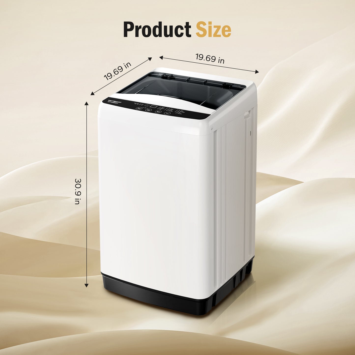 Captiva Designs Automatic Portable Washing Machine 360° Waterfull Deep Clean with Customizable Washing Modes