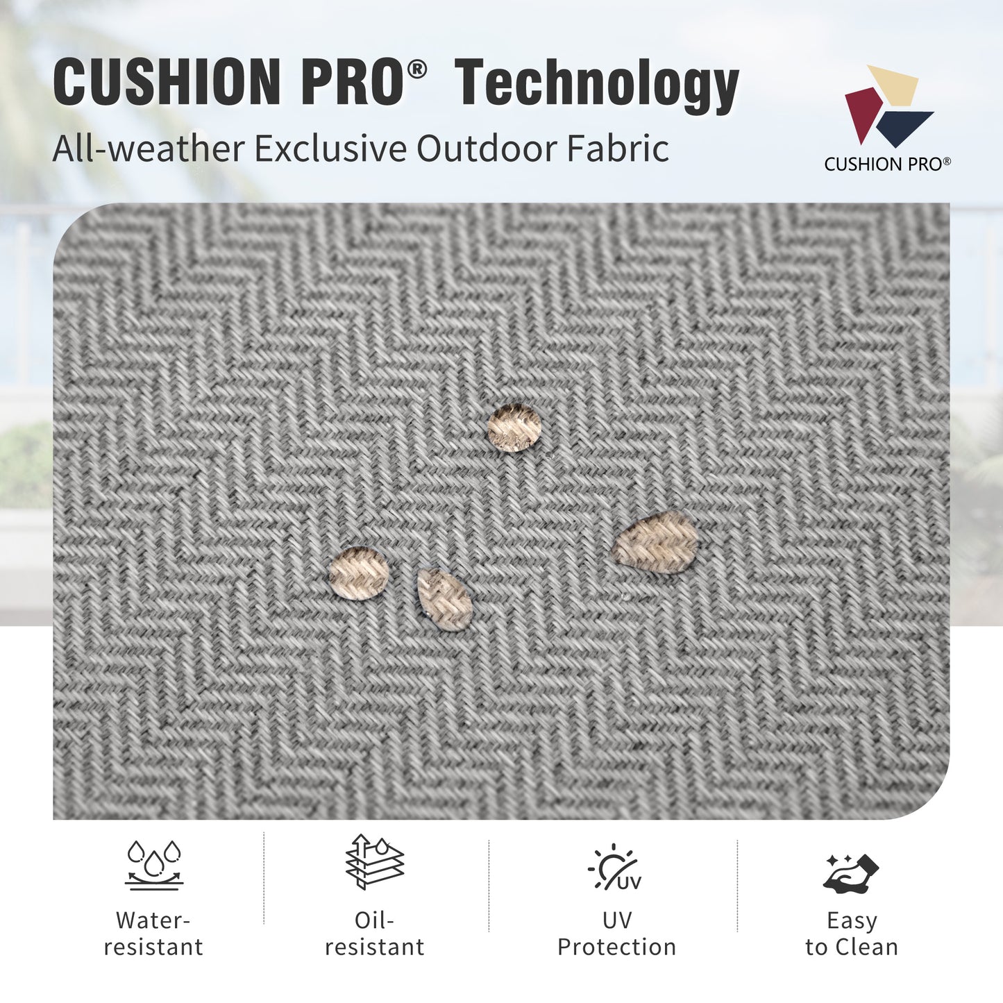 Captiva Designs 6pc Extra Large Metal Pattern-back Outdoor Patio Conversation Set with Coffee Table