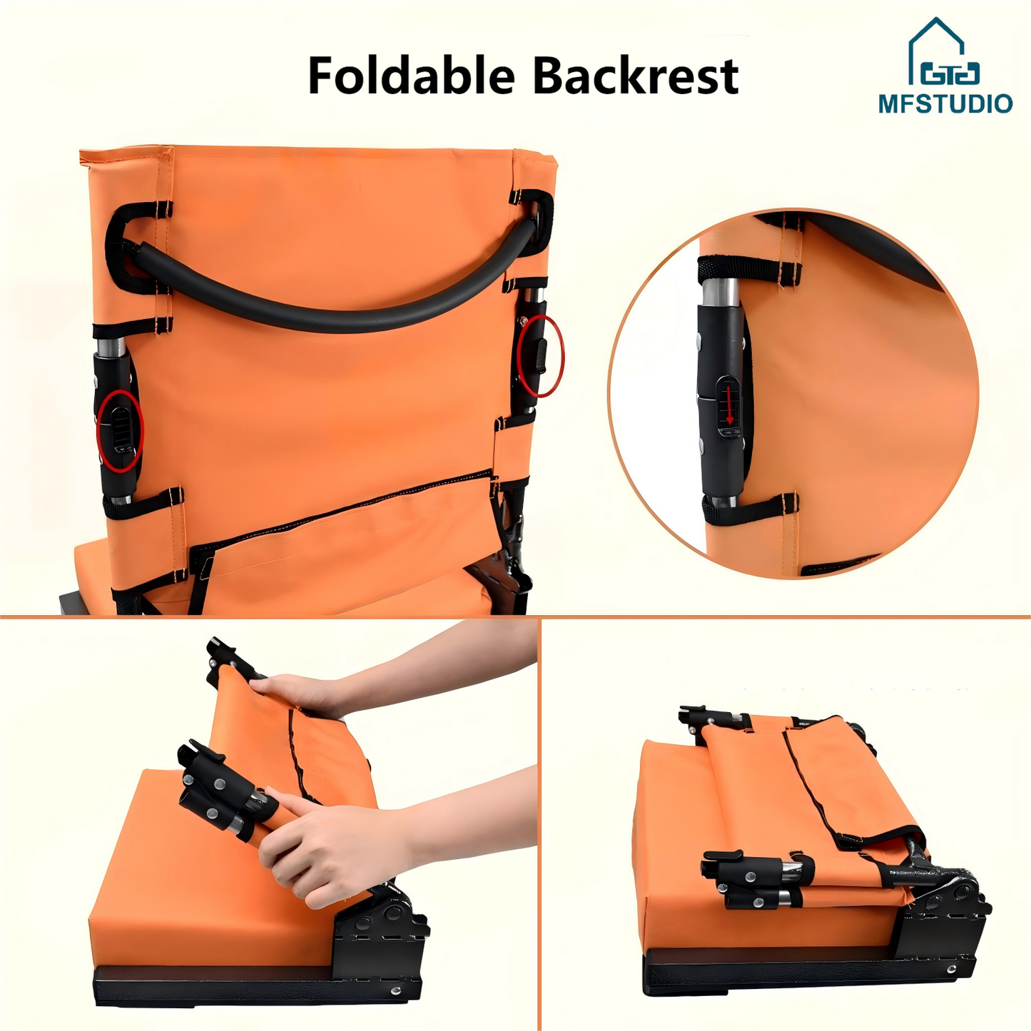 MFSTUDIO Folding Bleacher Seats