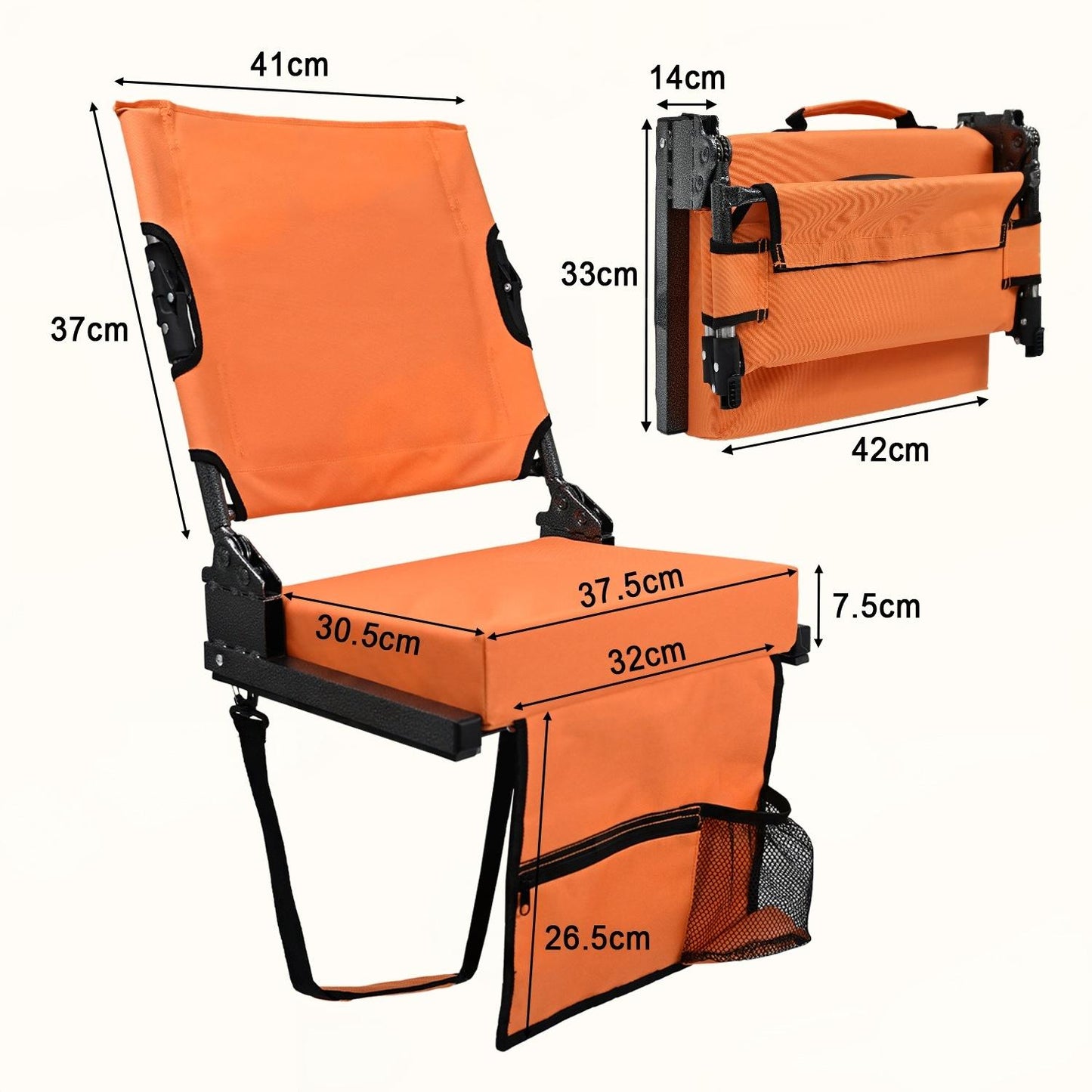 MFSTUDIO Folding Bleacher Seats