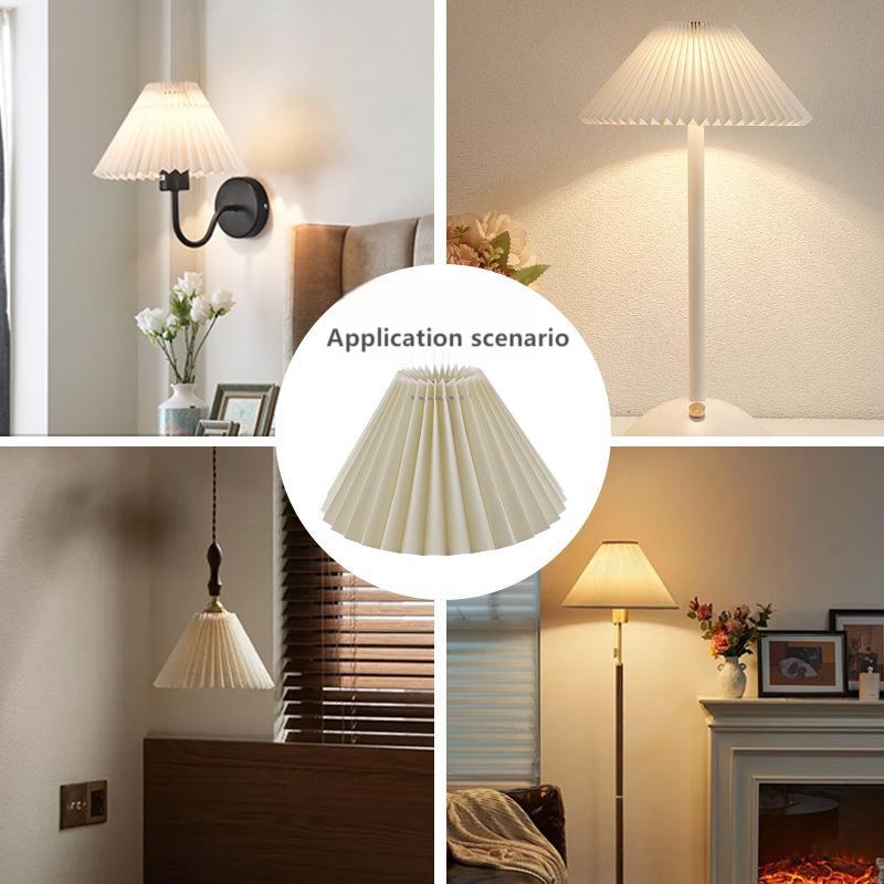 Lac D' Lightings Fabric Pleated Lampshade