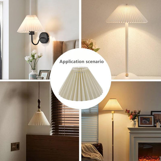 Lac D' Lightings Fabric Pleated Lampshade