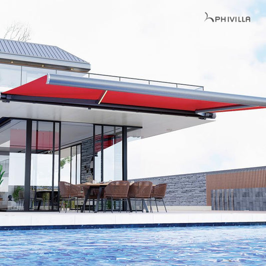 PHIVILLA Full Cassette Retractable Awning