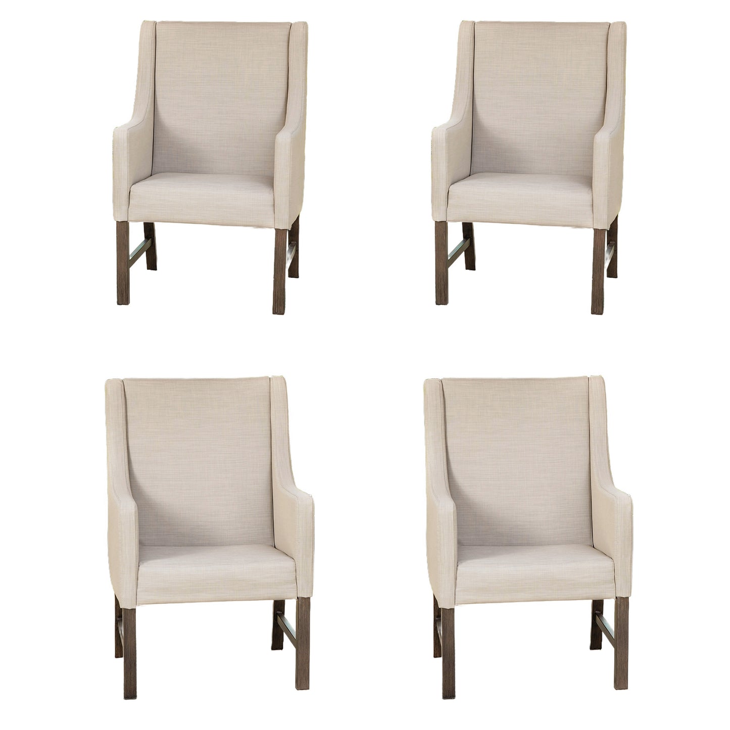 Captiva Designs Outdoor Patio Steel Frame Weather Resistant Comfortable Chairs