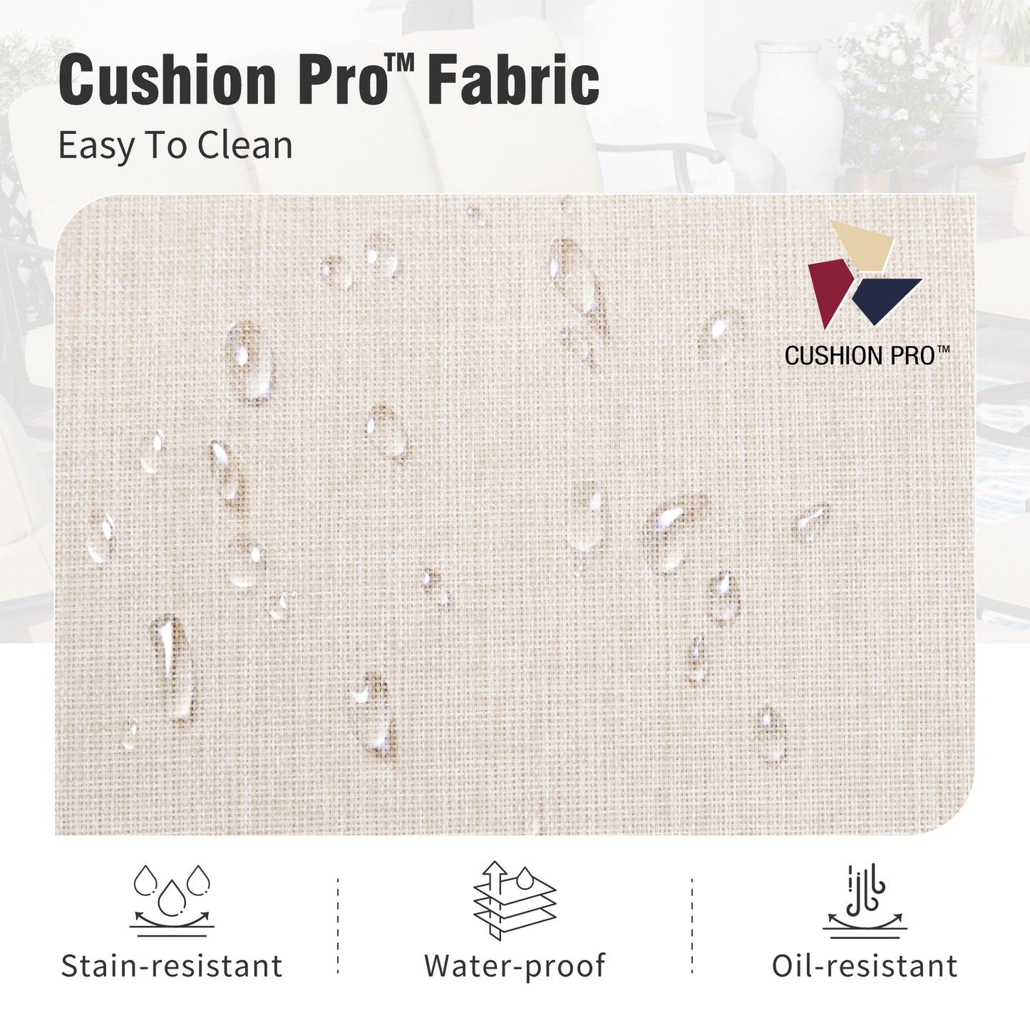 Captiva Designs 5pc Patio Dining Square Steel Fire Pit Table & Armrest Metal Frame Chairs