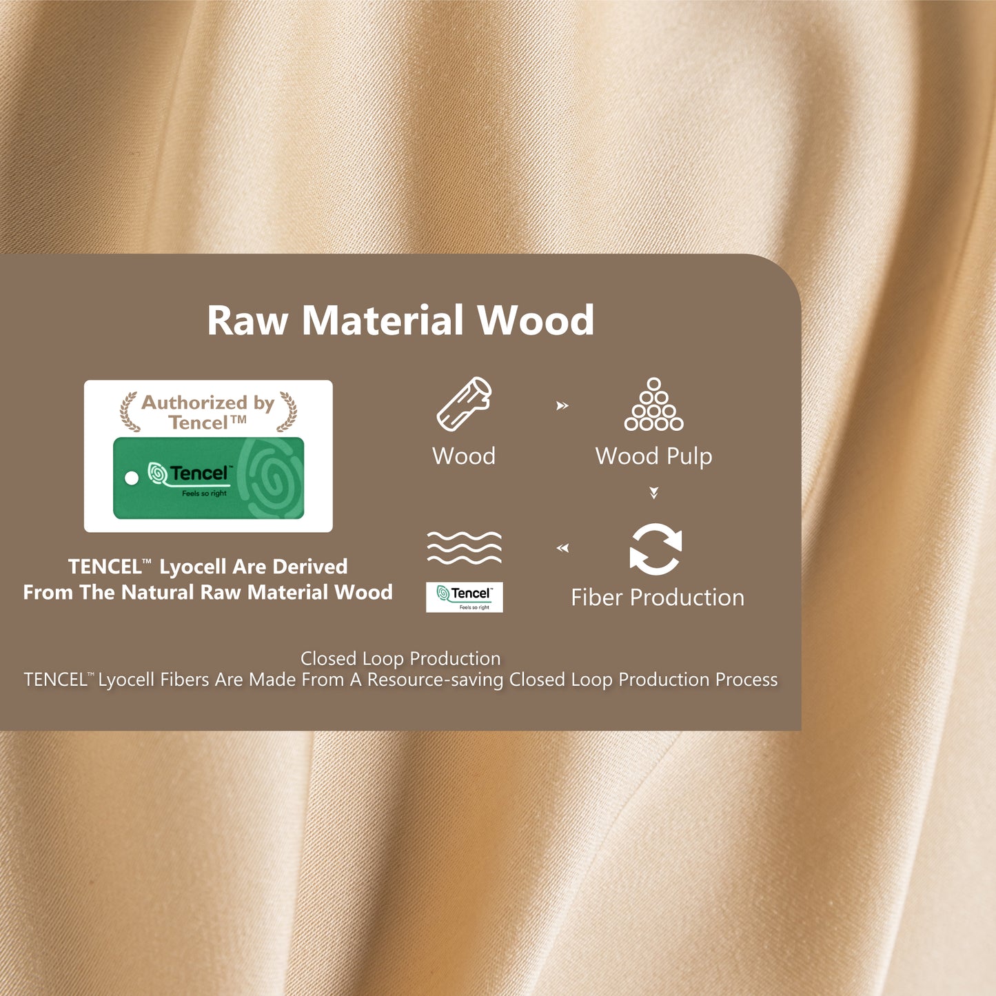 Captiva Designs Luxury 100% Tencel Lyocell Sheet Set, Silky Soft Cooling Bedding with Deep Pocket, 4-Piece Set