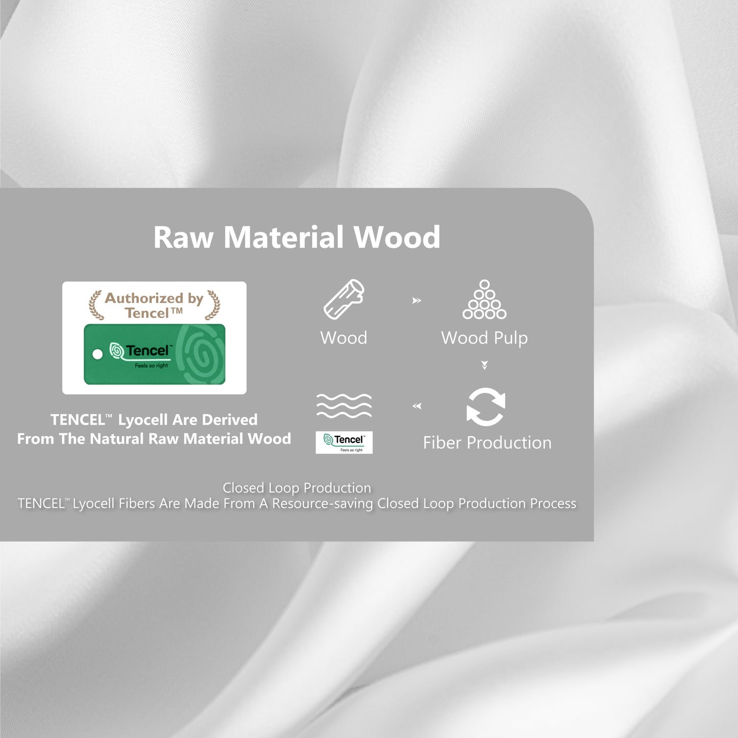 Captiva Designs Luxury 100% Tencel Lyocell Sheet Set, Silky Soft Cooling Bedding with Deep Pocket, 4-Piece Set