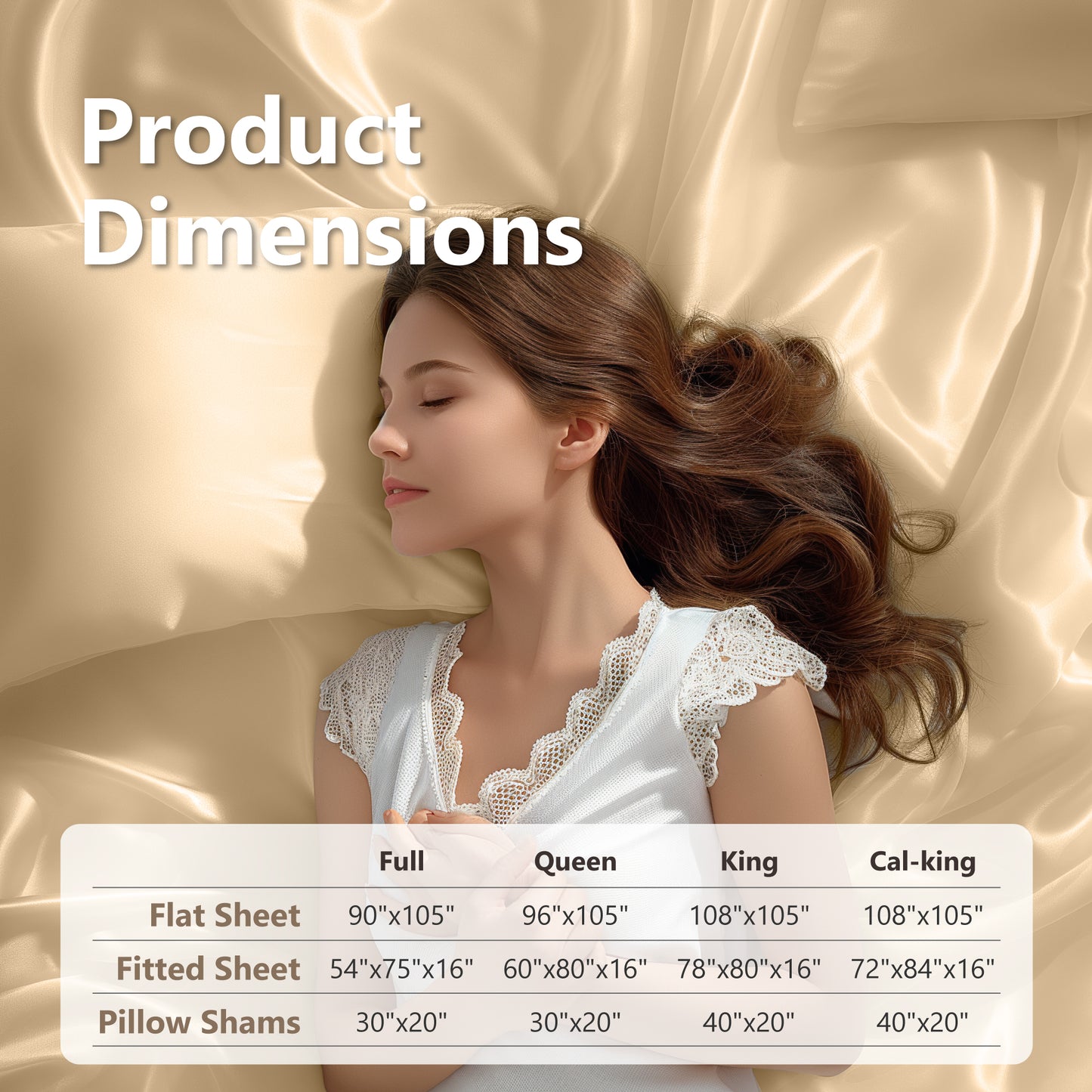 Captiva Designs Luxury 100% Tencel Lyocell Sheet Set, Silky Soft Cooling Bedding with Deep Pocket, 4-Piece Set