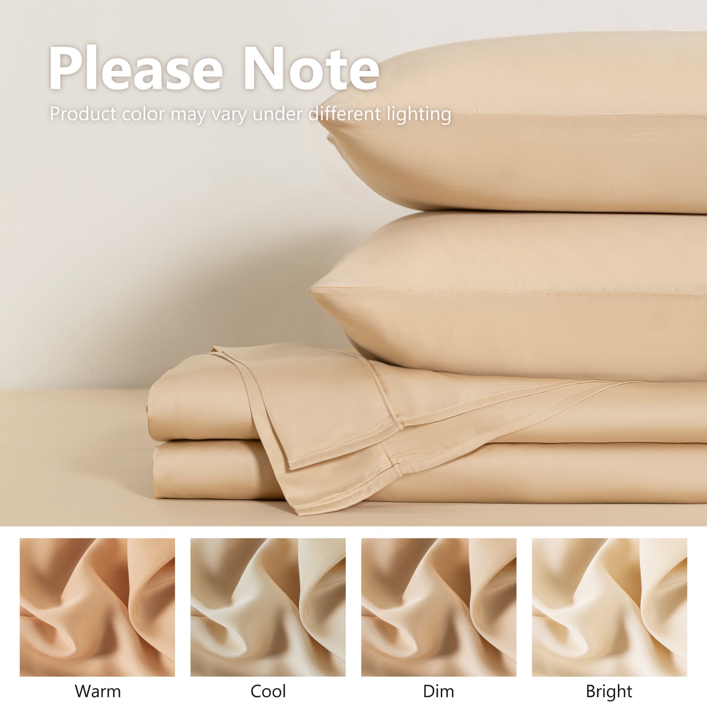 Captiva Designs Luxury Tencel Lyocell Duvet Cover Set, Queen/King, Silky Soft, Cooling & Breathable 3-Piece Bedding