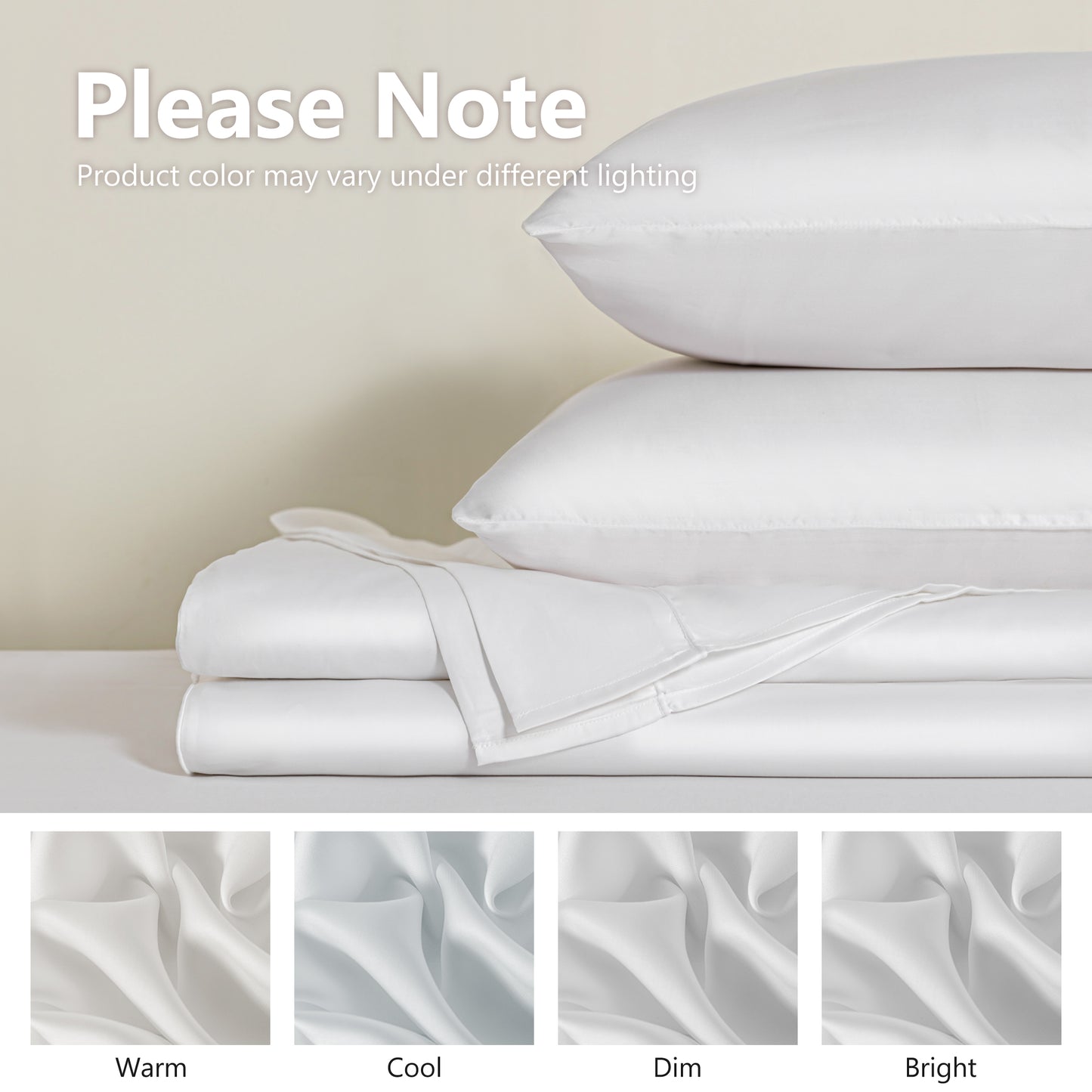 Captiva Designs Luxury Tencel Lyocell Duvet Cover Set, Queen/King, Silky Soft, Cooling & Breathable 3-Piece Bedding