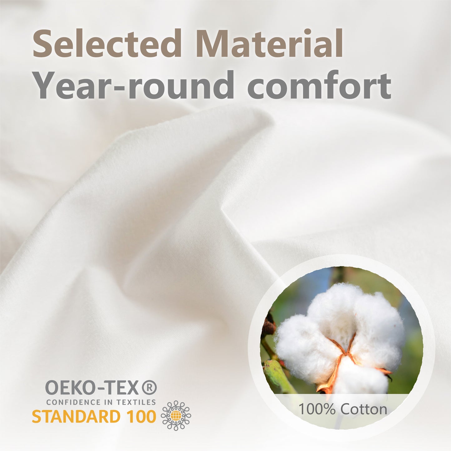 Captiva Designs King Size Down Comforter, All Season Fluffy Feather Duvet Insert with 8 Corner Tabs