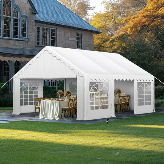 Captiva Designs Heavy-Duty Outdoor Party Tents with Removable Sidewalls - Ideal for Events and Gatherings