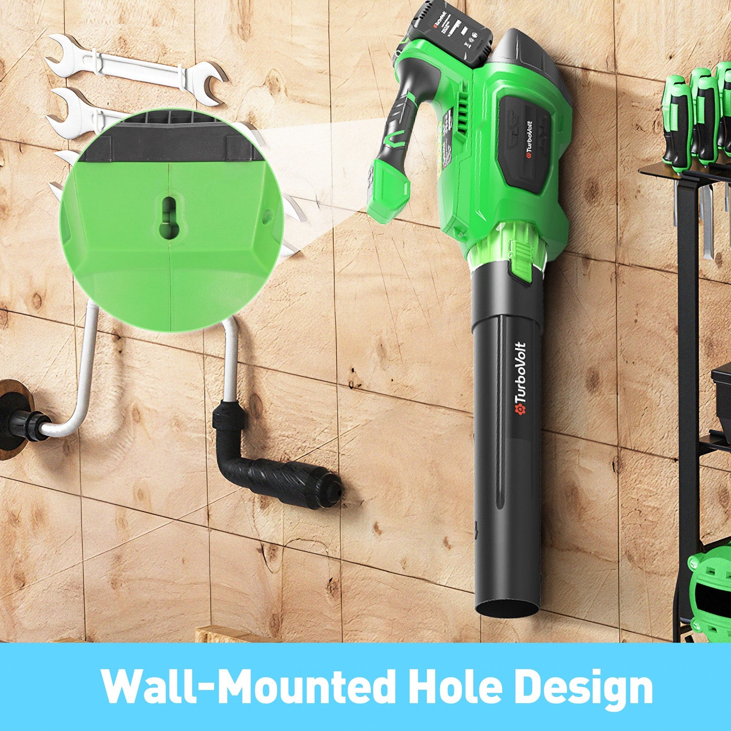 Captiva Designs Cordless Leaf Blower, 620CFM Brushless Electric Blower with Charger, 4-Speed Turbo for Lawn & Yard