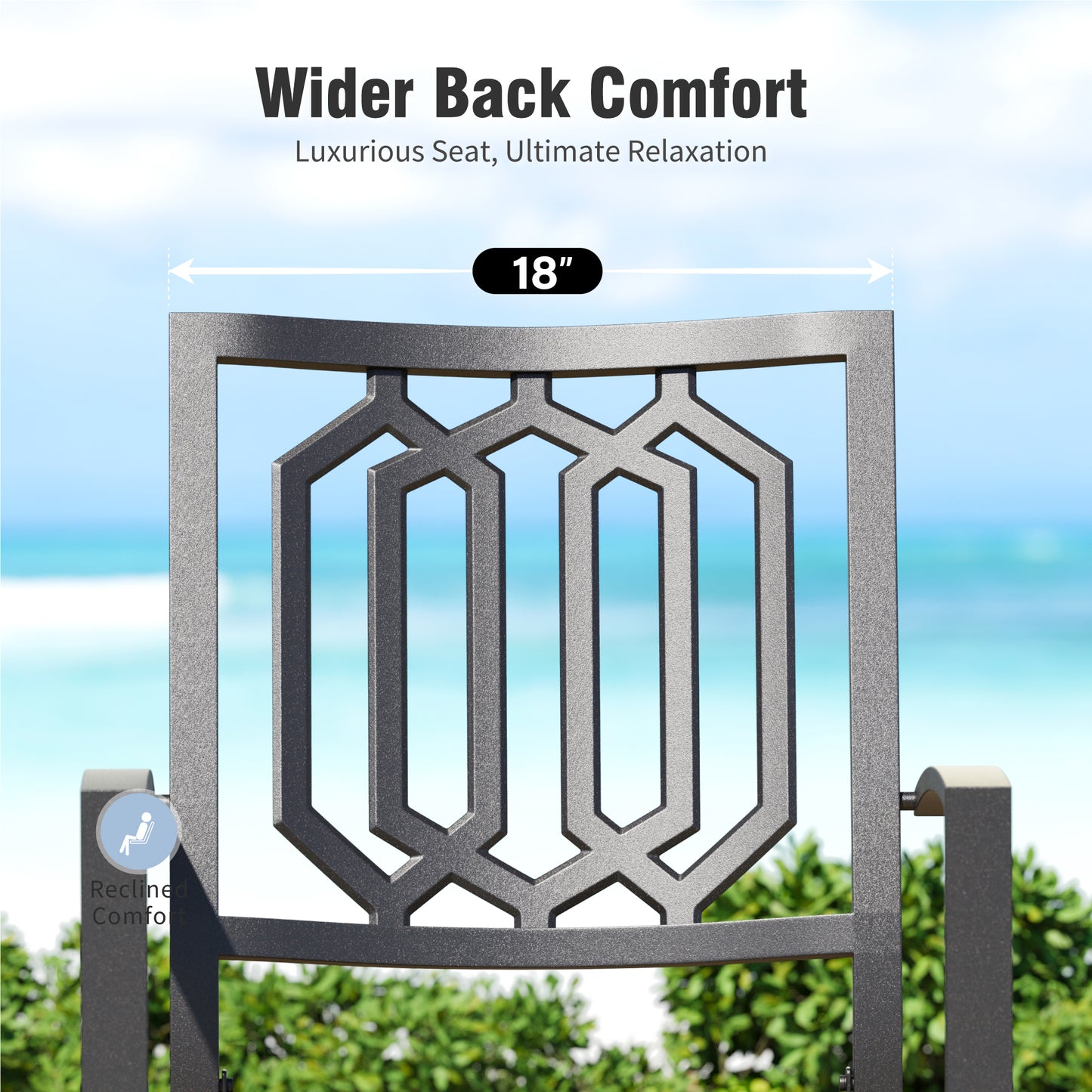 Captiva Designs 9 件套宽敞板顶矩形金属桌和钢制可叠放椅子，带靶心图案